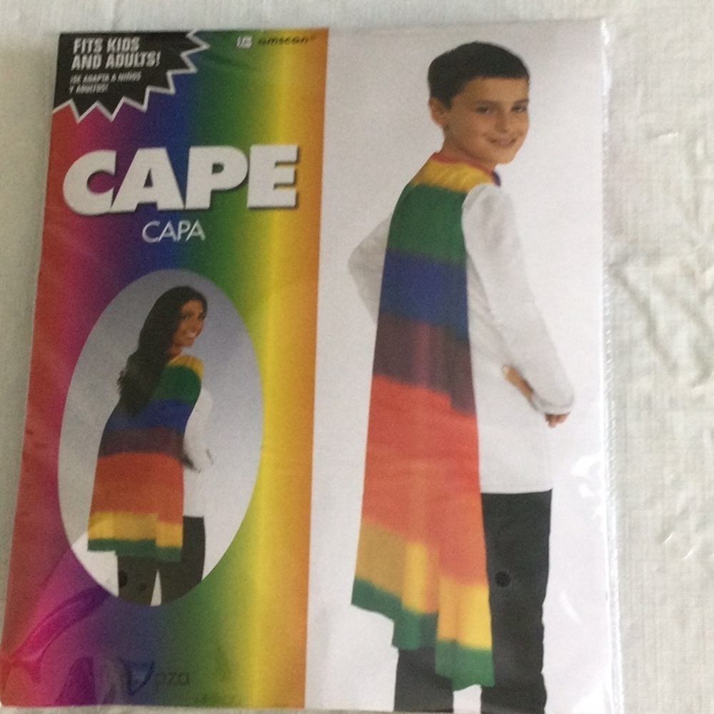 Rainbow Cape for Kids or Adults *